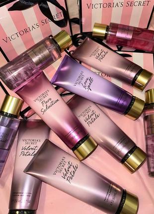 Лосьон та спрей victoria’s secret velvet petats і pure seduction