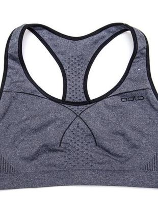 Бесшовный топ odlo sports bra seamless. размер s