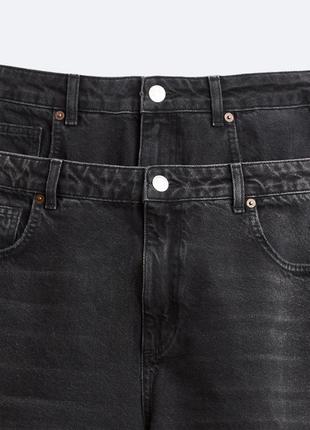 Zara джинси з верхніми шортами, штани, брюки3 фото