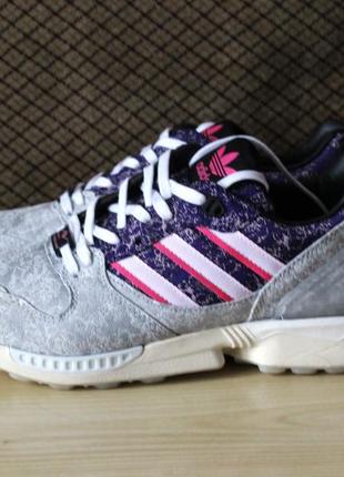 Кросівки adidas zx 8000 vieux lyon purple gray fz4410 оригінал1 фото