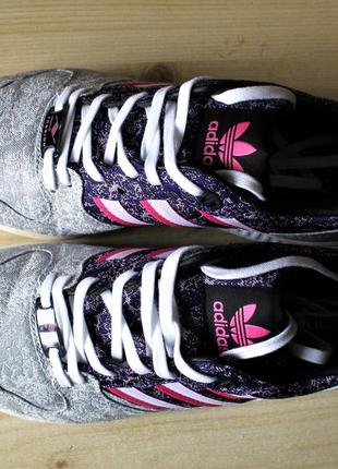 Кросівки adidas zx 8000 vieux lyon purple gray fz4410 оригінал7 фото
