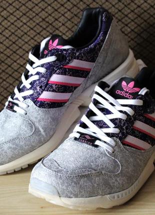 Кросівки adidas zx 8000 vieux lyon purple gray fz4410 оригінал5 фото