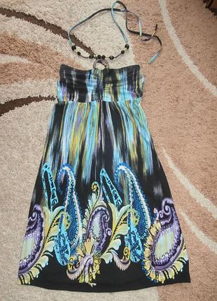 Очень красивый летний сарафан, трикотаж отличного качества, тянется отлично