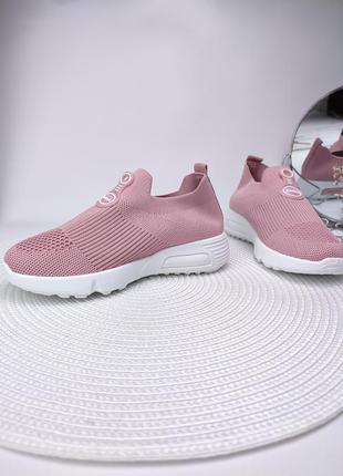 Гарні якісні дитячі кросівки - текстильні мокасини для дівчаток10 фото