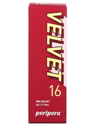 Тинт для губ periperaink the velvet lip tint3 фото