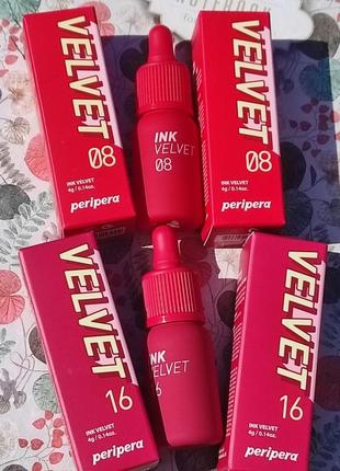 Тинт для губ periperaink the velvet lip tint2 фото