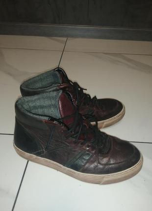 Шкіряні утеплені кроси