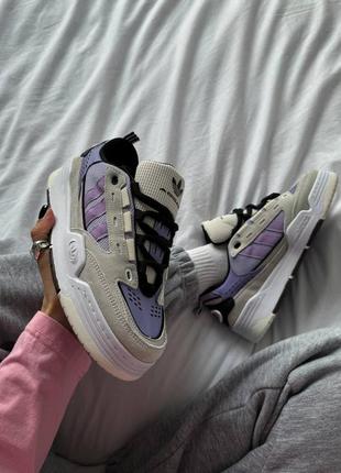 Женские кроссовки adidas adi 2000 white violet6 фото