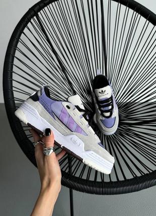 Женские кроссовки adidas adi 2000 white violet10 фото