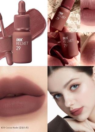 Тінт для губ peripera ink the velvet lip tint 37 enjoy mute5 фото