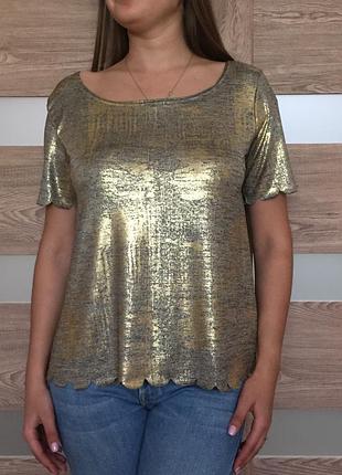 Золотистая футболочка
