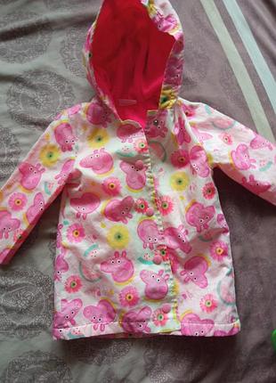 Плащ пеппа утеплений флісом