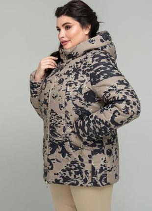 Жіноча куртка весняна на блискавці від виробника 50, 58, 60 р фісташкового кольору4 фото