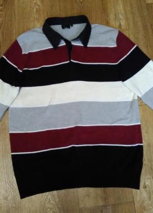 Джемпер в стиле поло