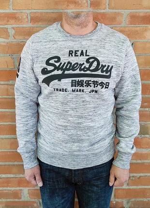 Superdry свитшот кофта оригинал (l)