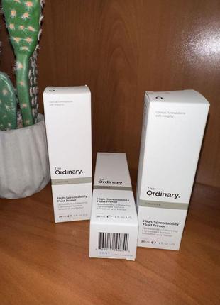 Праймер-флюид для лица the ordinary high-spreadability fluid primer !3 фото