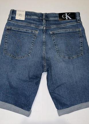 Джинсовые шорти calvin klein jeans  j30j320520 slim fit6 фото