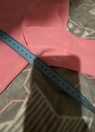 Блузка шифоновая, нежно розового цвета6 фото