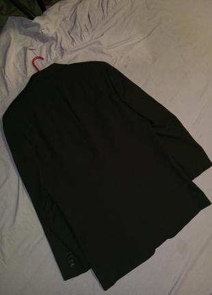 Hugo boss,шерстяной-100%,чёрный пиджак,сост.нового,woolmark8 фото