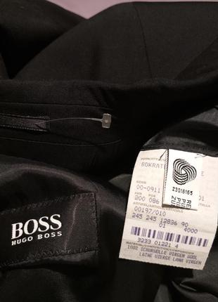 Hugo boss,шерстяной-100%,чёрный пиджак,сост.нового,woolmark9 фото