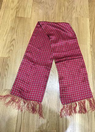 120*20 шелковый шарф с бахромой