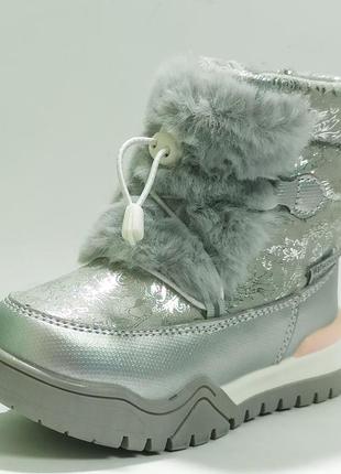 Зимние термо ботинки сапожки сапоги дутики девочке дівчинки том м 7676н,р.262 фото