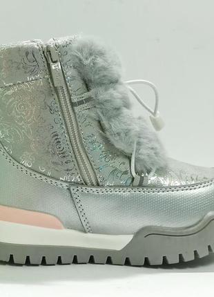 Зимние термо ботинки сапожки сапоги дутики девочке дівчинки том м 7676н,р.265 фото