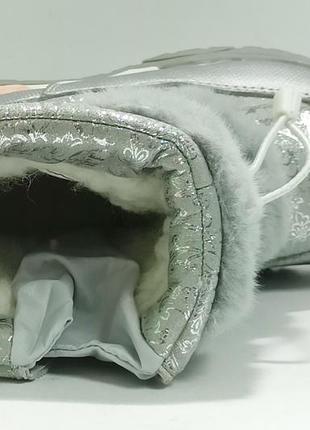Зимние термо ботинки сапожки сапоги дутики девочке дівчинки том м 7676н,р.267 фото