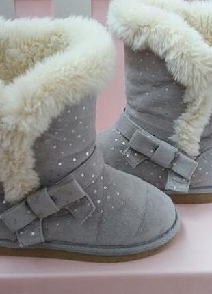 Стильные красивые зимние сапоги теплые сапожки уги угги ugg на меху