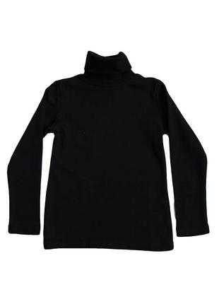 Гольф чорного кольору базовий для дівчинки lovetti