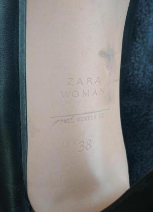 Туфлі / zara / 38 / шкіра натуральна 9