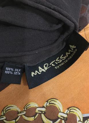 150*35 тонкий шовковий шарф martissima4 фото