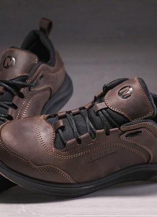 Кроссовки мужские кожаные merrell urban nubuck brown3 фото