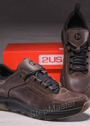 Кроссовки кожаные Prepared nubuck