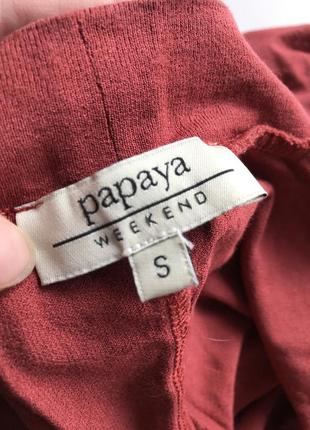 Срочно!распродажа!свободное теракотовое платье papaya weekend pp s3 фото