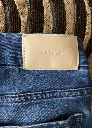 Джинсы синие фирменные из австрии h&m  skinny denim зауженные высокая талия 28 s m7 фото