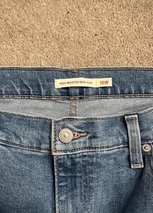 Новые джинсы levi's high-waisted mom jeans6 фото