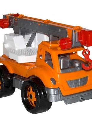 Дитяча машина автокран 4562txk, 3 кольори (помаранчевий) від lamatoys