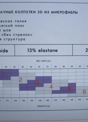 Матовые  колготки  из  3d  микрофибры, 80 ден, р.3  и  р.4, интуиция4 фото
