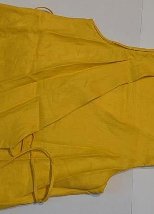 Жіноча блуза mango блузка топ l xl, 48-50-52 льон льон7 фото