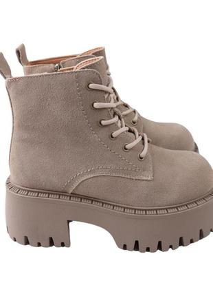 Черевики жіночі gifanni капучіно натуральна замша, 40