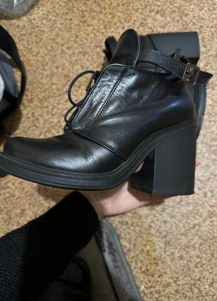 Кожаные натуральные ботинки, полусапожки, сапоги3 фото