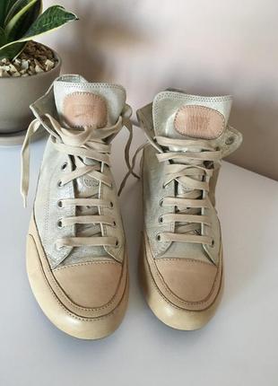 Кожаные ботинки кеды бренд candice cooper sneaker plus zip bianco3 фото