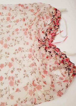 Нереально красивое белье моечка#топ в цветочек английского бренда fayreform7 фото