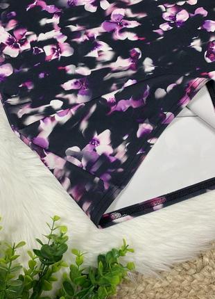 Облегающая юбка с цветочным принтом2 фото
