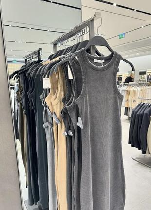 Сукня в рубчик zara4 фото