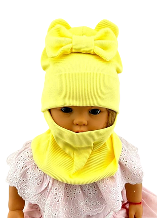 Шапка трикотажная дитяча 46-48; 48-50; 50-52; 52-54; 54-56 розмір двойна