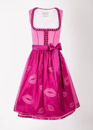Традиційне баварське плаття октоберфест krüger drindl cherry kiss3 фото