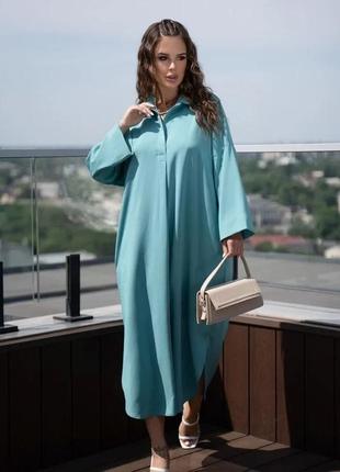 Плаття issa plus 14099 4xl бірюзовий