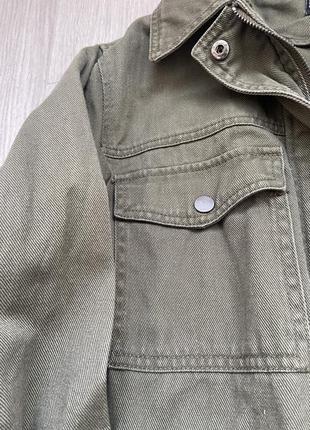 Стильная джинсовая куртка пиджак new look3 фото